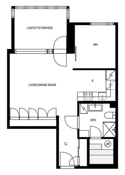 Apartment In Herttoniemenranta Helsinki Kültér fotó